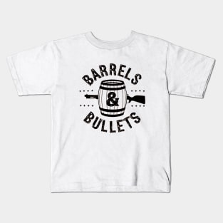 BARRELS & BULLETS LOGOTYPE Kids T-Shirt